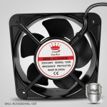 Cooling fan size:-6"