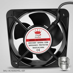 Cooling fan size:-6"