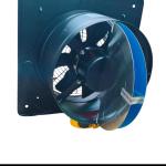 High speed exhaust fan butterfly (size:12")